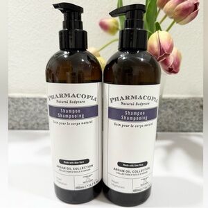 (2 PACK) ARGAN OIL SHAMPOO BY PHARMACOPIA - 16.2 fl.oz